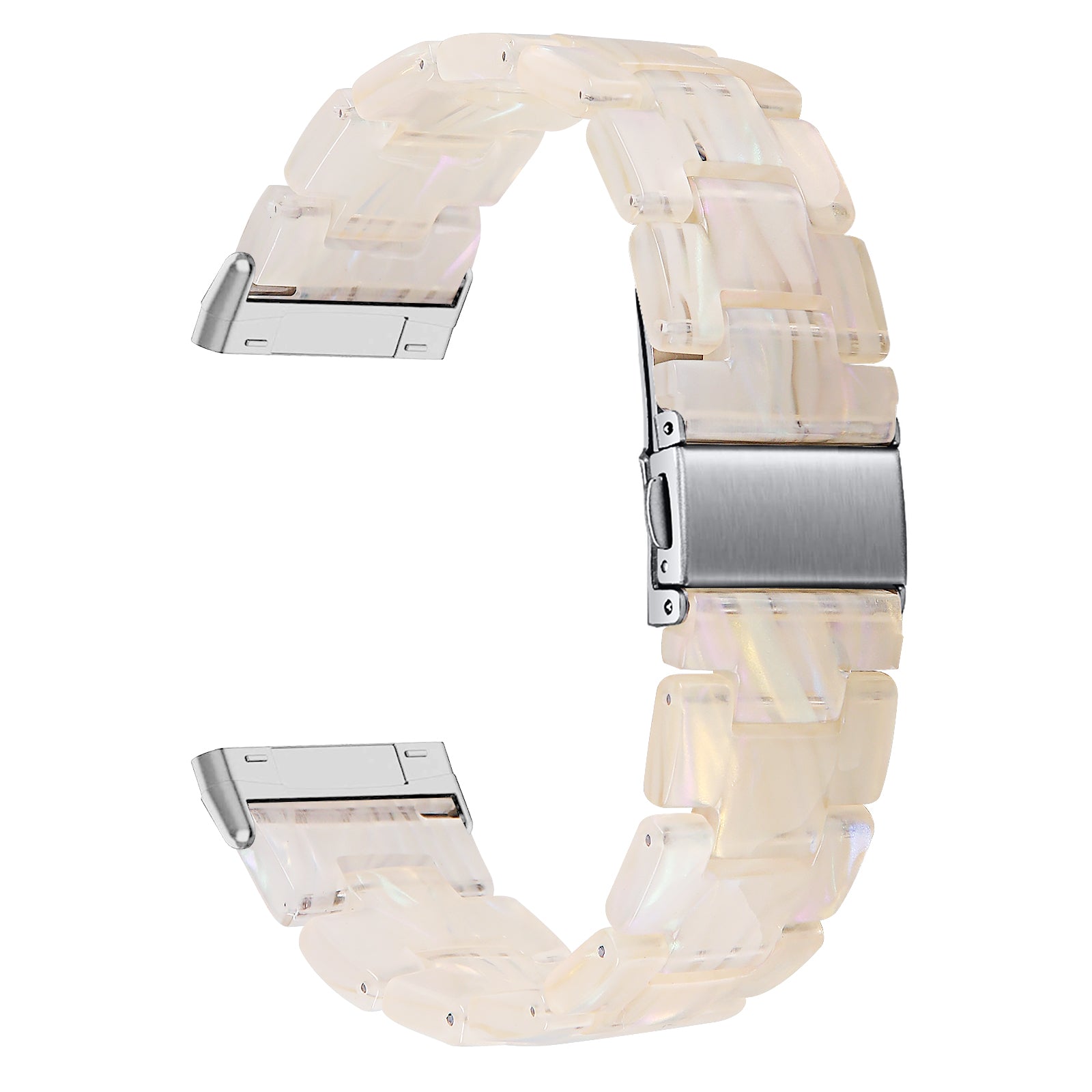 For Fitbit Versa 4 Sense 2 Resin Watch Band Strap Adjustable Bracelet with Stainless Steel Buckle For Fitbit Versa 4 Sense 2 Resin Watch Band Strap Adjustable Bracelet with Stainless Steel Buckle